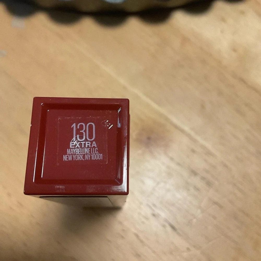 Maybelline Super Stay Vinyl Ink Liquid Lipstick 130 Extra Red Burgundy New